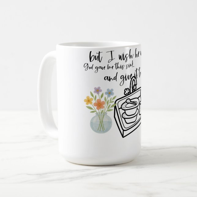 Köksvask Kaffe Mugg (Framsida vänster)