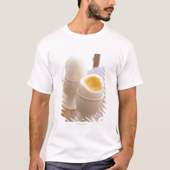 Kokt ägg t-shirt (Framsida)
