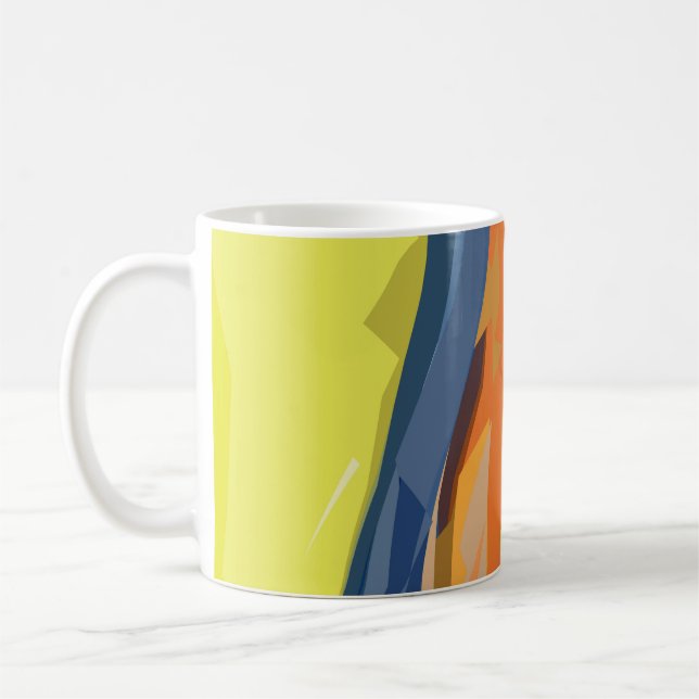 Kokt vattenfall kaffemugg (Vänster)
