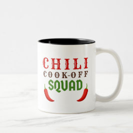 Koktävling Chili Cook Av Squad Två-Tonad Mugg