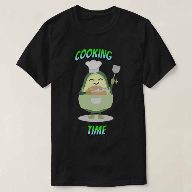koktid för avokado t shirt (Design framsida)