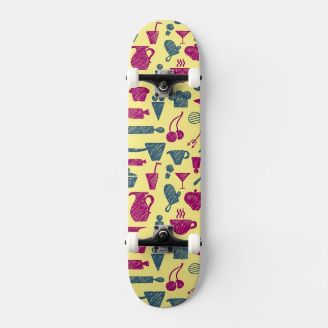 Köktillförsel Skateboard Bräda 19,5 Cm (Framsida)