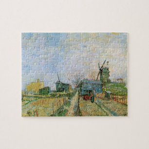 Kökträdgård i Montmartre av Vincent van Gogh Pussel