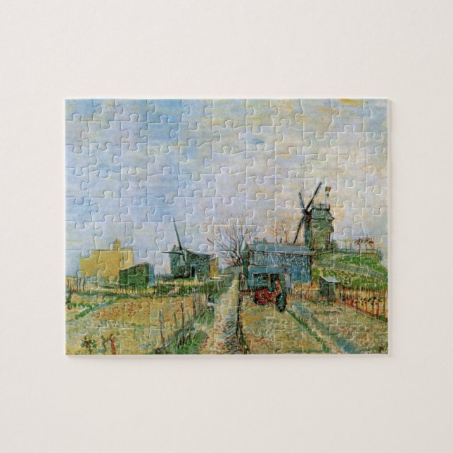 Kökträdgård i Montmartre av Vincent van Gogh Pussel (Horisontell)