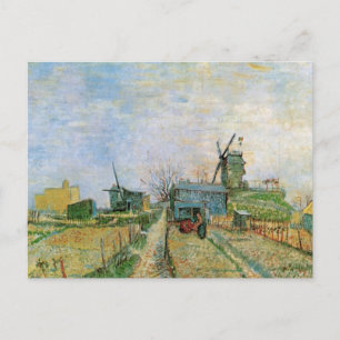 Kökträdgård i Montmartre av Vincent van Gogh Vykort