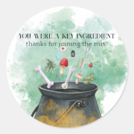 Kokuldron för inlägg, Spådomar och magiska blåsor Runt Klistermärke