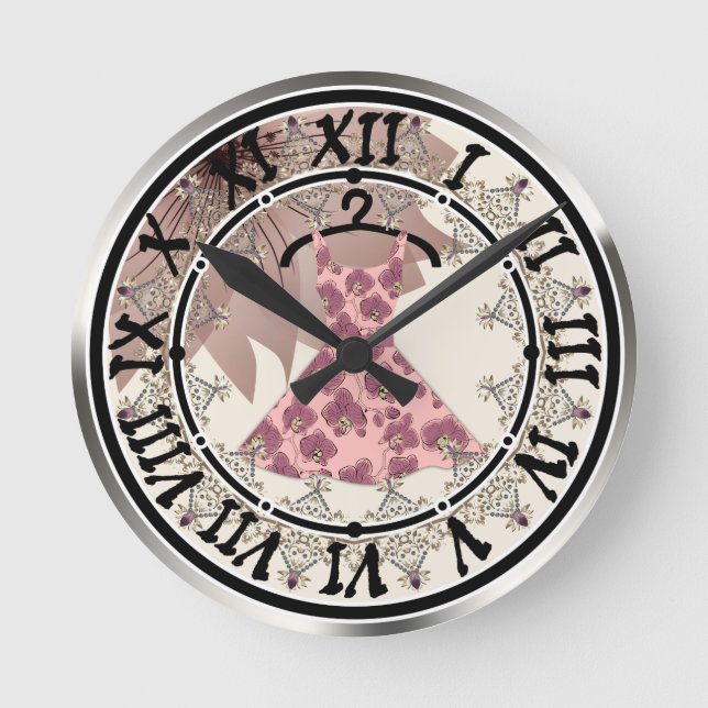 Kökur för vintage rund klocka (Framsida)