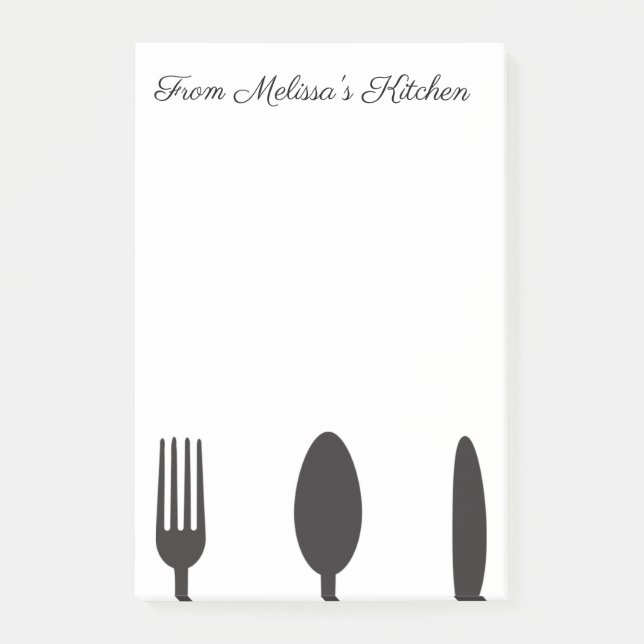 KökUtensils Post-it Block (Framsida)