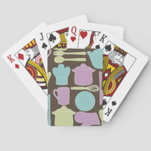 KökUtensilsmönster 2 Spel Kort
