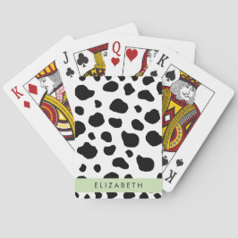 Kokutskrift, Kokfläckar, Svart och vitt, ditt namn Casinokort
