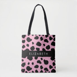 Kokutskrift, Kokspatter, Rosa Cow, ditt namn Tygkasse