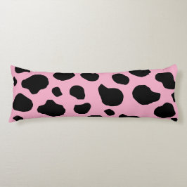 Kokutskrift, Mönster, Koddekor, Rosa Cow Kroppskudde