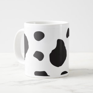 Kokutskrift, Mönster, Kokpunkter, Svart och vitt Jumbo Mugg