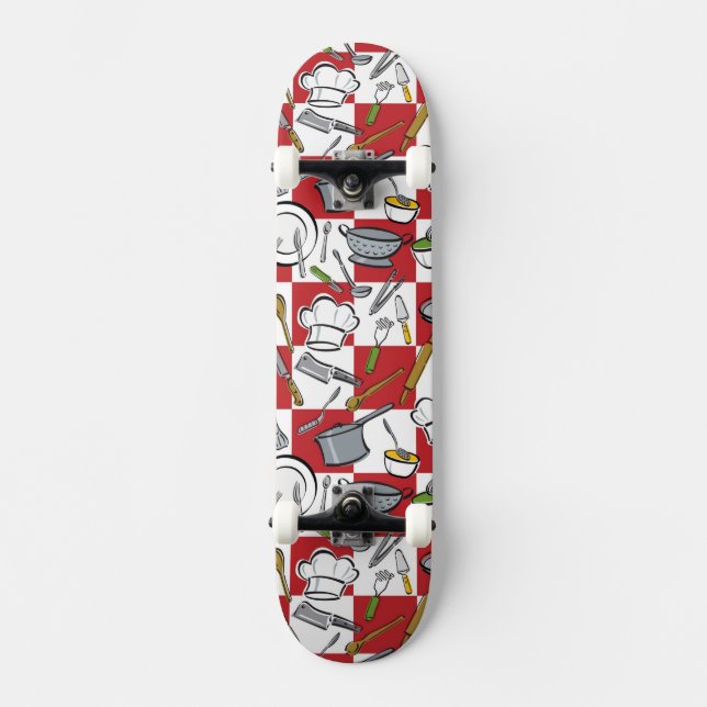 Kökverktygkontroll Mini Skateboard Bräda 18,7 Cm (Framsida)