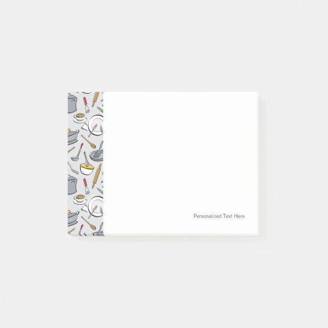 Kökverktygmönster Post-it Block (Framsida)