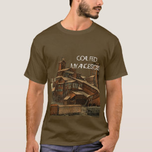Kol Antracit Kol Utvinning av gruvgruvor T Shirt
