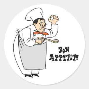 Kol aptit runt klistermärke