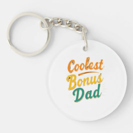 Kol Bonus Pappa Keychain Engraved Heartfilt Gift