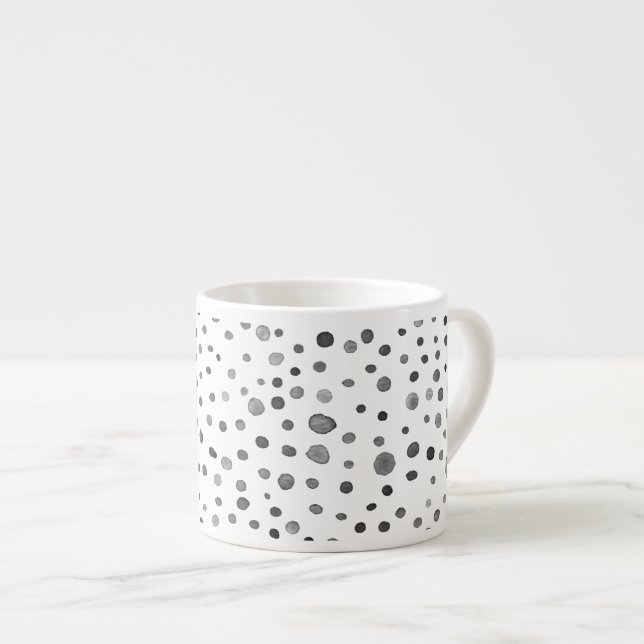 Kol Confetti Watercolor Dots Espresso Mugg Espressomugg (Framsida höger)