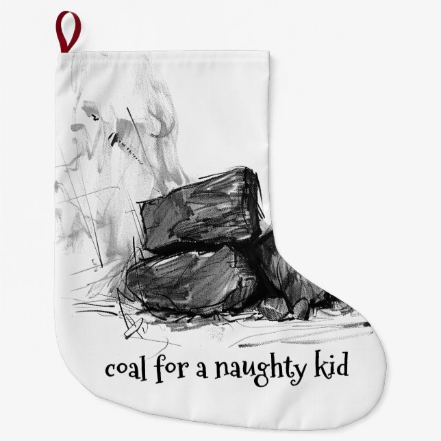 Kol för Naughty Kid - Funny Stor Julstrumpa (Framsidan)