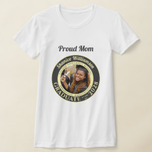 Kol Foto Modern Examen Stolt Mamma T Shirt