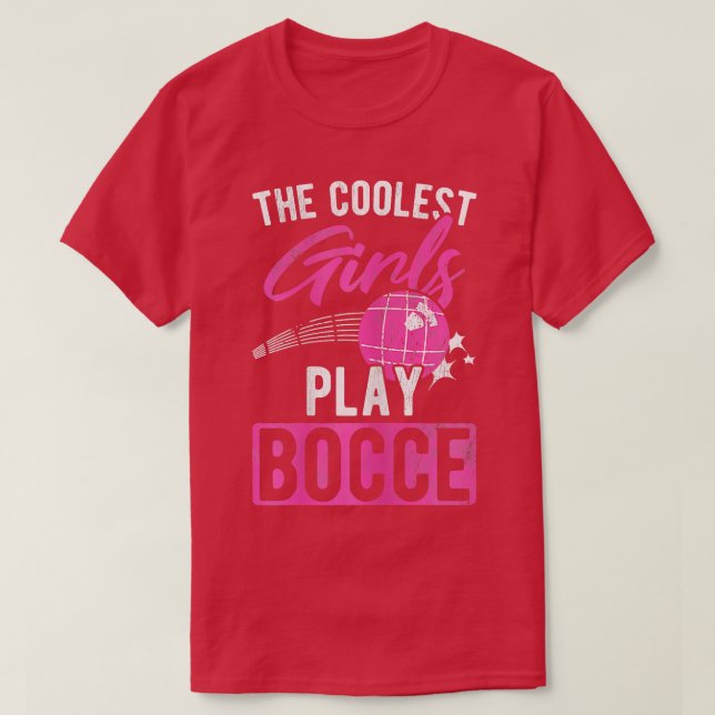 Kol Girls spelar Bocce Boll 1 T Shirt (Design framsida)