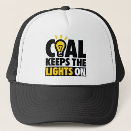 KOL HÅLLER PÅ LJUSET TRUCKERKEPS