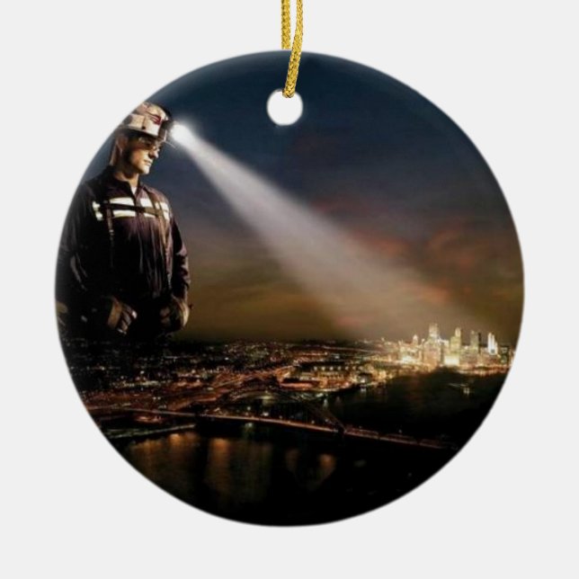 KOL HÅLLER PÅ VÅRT LJUS JULGRANSPRYDNAD KERAMIK (Framsidan)