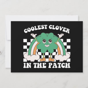 Kol Klöver i Patch-St patrick's day Inbjudningar