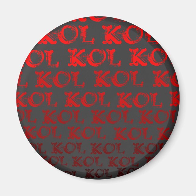 KOL, KOL, KOL, KOL, KOL, KOL, KOL, KOL, KOL, KOL.. MAGNET (Framsidan)
