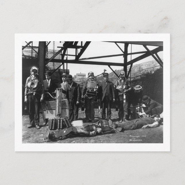 Kol Mine Life Savers, 1910 Vykort (Framsida)
