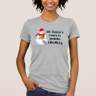 Kol Mining Ingenjör Snögubbe T Shirt