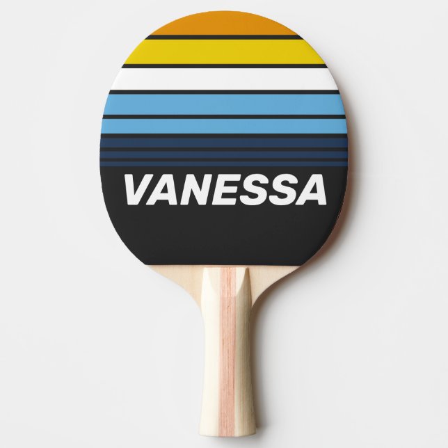Kol Nattlig Horisontrandning med Namn Pingisracket (Framsidan)