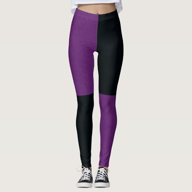 Kol och lila denim, Leggings (Framsida)