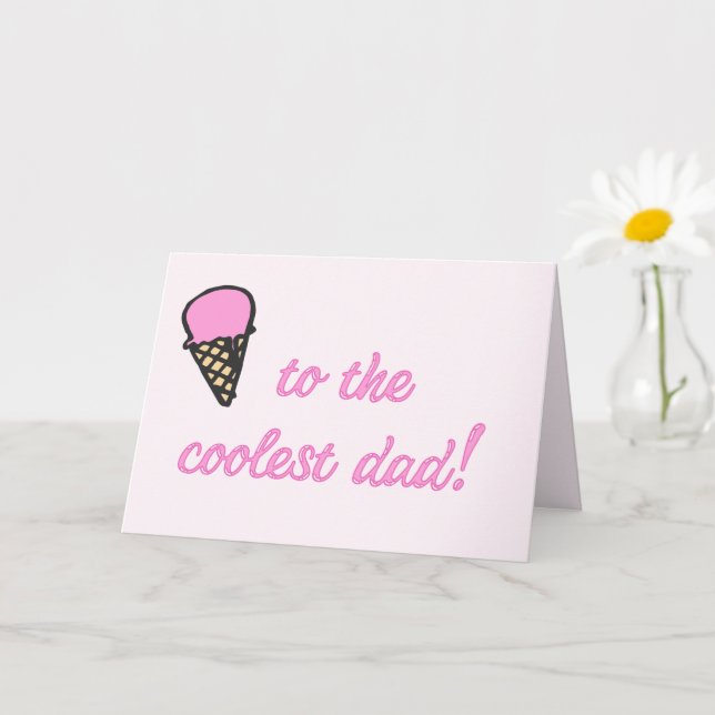 Kol Pappa! Cone Fars dag Kort (Liten växt)