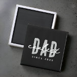 Kol Pappa sedan 20XX Modern enkel och enkel disket Magnet<br><div class="desc">Denna enkla och moderna utformning består av sanserif-typografi.</div>