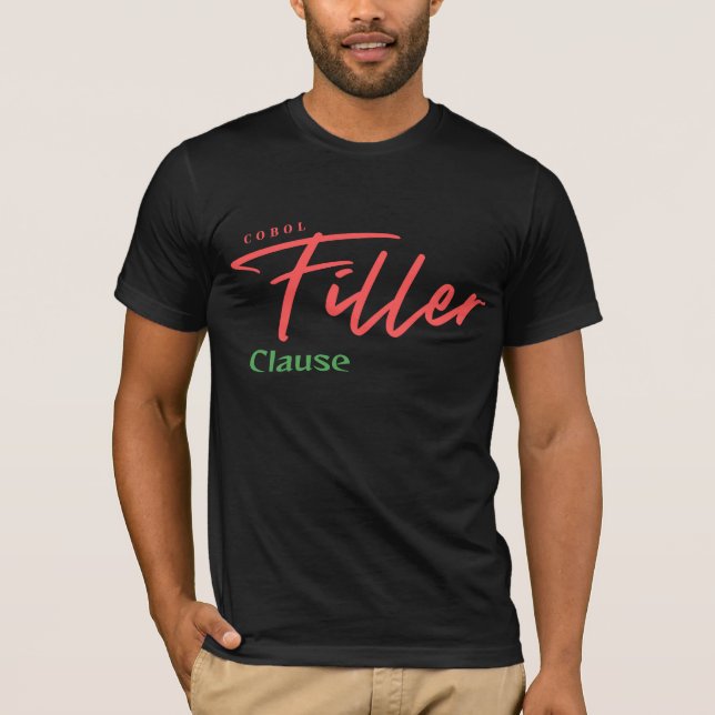 Kol Programming Filler Clause T Shirt (Framsida)