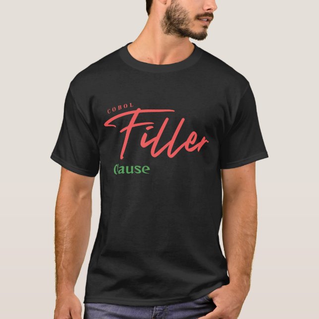 Kol Programming Filler Clause T Shirt (Framsida)