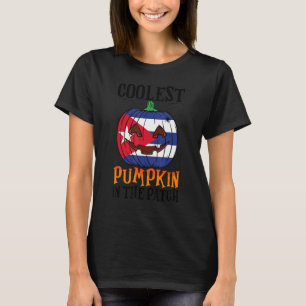Kol Pumpkin i Patch Cuban Flagga Jack Ou201 T Shirt