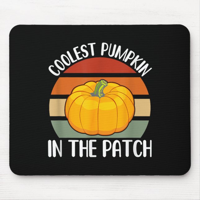 Kol Pumpkin i Patch Halloween För manar och Musmatta (Framsidan)