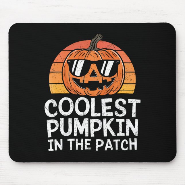 Kol Pumpkin i Patch Halloween Outfit Tonåring Musmatta (Framsidan)