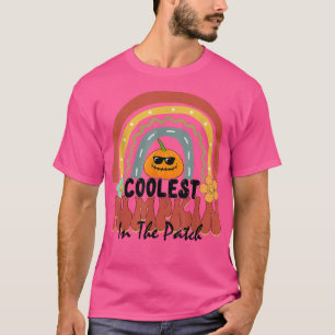 Kol Pumpkin i Patch Haloween Retro Groovy T Shirt