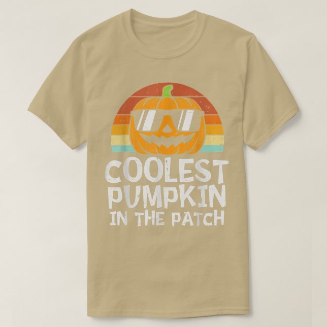 Kol Pumpkin i Patch Småbarn Boys Hallowee T Shirt (Design framsida)
