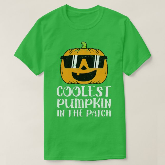 Kol Pumpkin i Patch Småbarn Boys Hallowee T Shirt (Design framsida)
