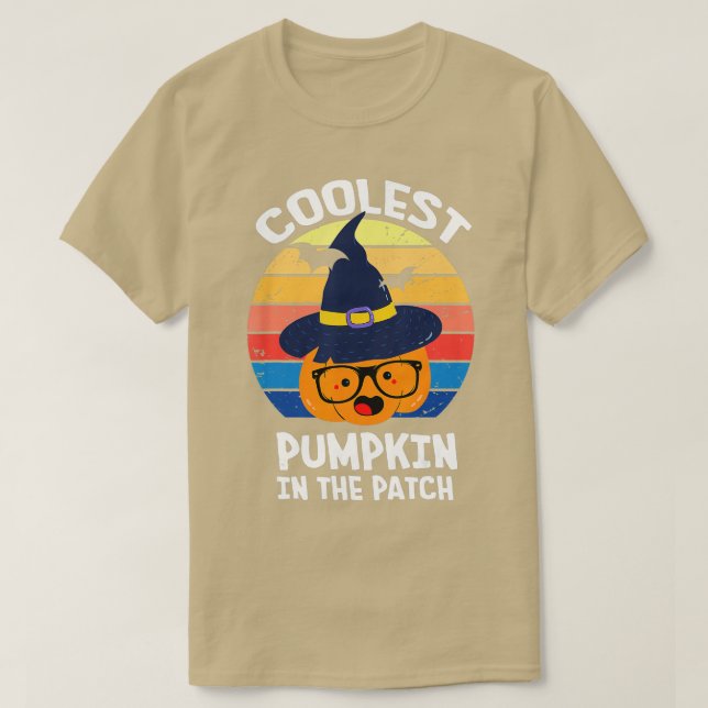Kol Pumpkin i Patch Småbarn Boys Hallowee T Shirt (Design framsida)