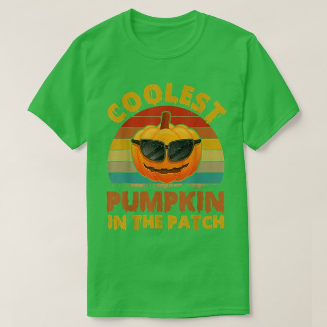 Kol Pumpkin i Patch Småbarn Boys Hallowee T Shirt (Design framsida)