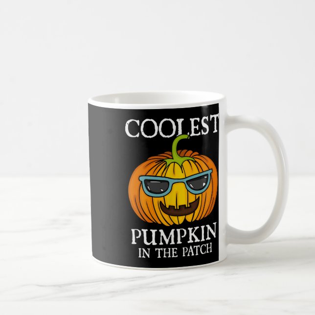 Kol Pumpkin i Patch Småbarn Kids Boys Hal Kaffemugg (Höger)
