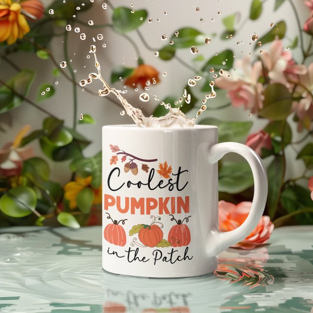 Kol Pumpkin i plåstret Kaffemugg (Skapare uppladdad)