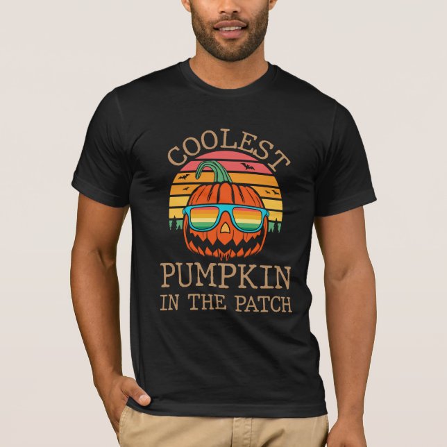 Kol Pumpkin i plåstret T Shirt (Framsida)