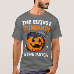 Kol Pumpkin i Vintagen Patch Scary Pumpkin T Shirt